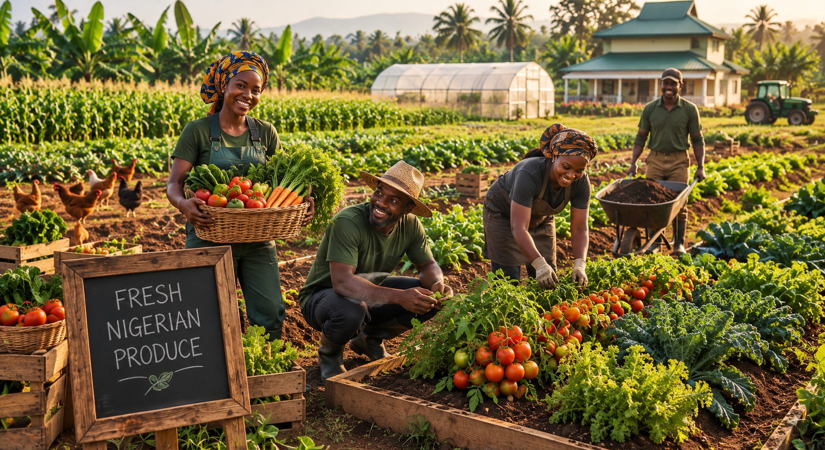 Agricultural landscape representing the future of African agribusiness
